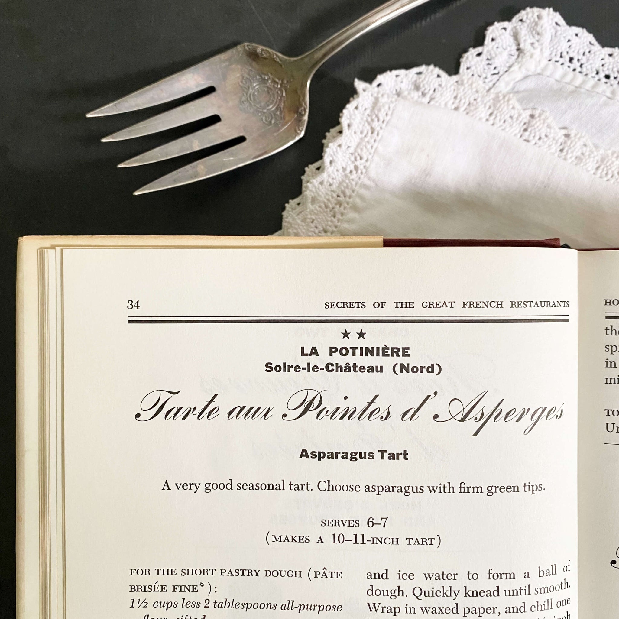 Secrets of the Great French Restaurants by Louisette Bertholle - 1974 First American Edition