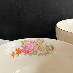 Vintage 1950s Canonsburg Pottery LeJean Cranberry Bowl