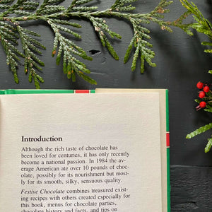 Two Vintage Peter Pauper Press Christmas Cookbooks - Festive Chocolate and The Merrie Christmas Cookbook circa 1980s - Sold Individually
