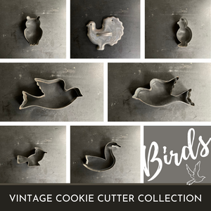 Vintage Metal Bird Cookie Cutters - Sold Individually