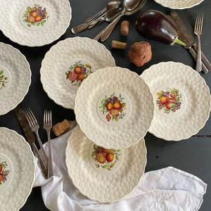 Vintage 1950s Copeland Spode Alden Luncheon Plates Set of