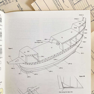 Vintage Dover Cut & Assemble Mayflower Paper Ship Replica circa 1988