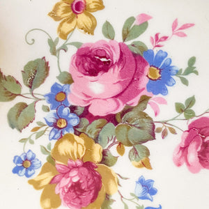 Vintage 1940s Floral Deviled Egg Dish by E & R American Art Ware