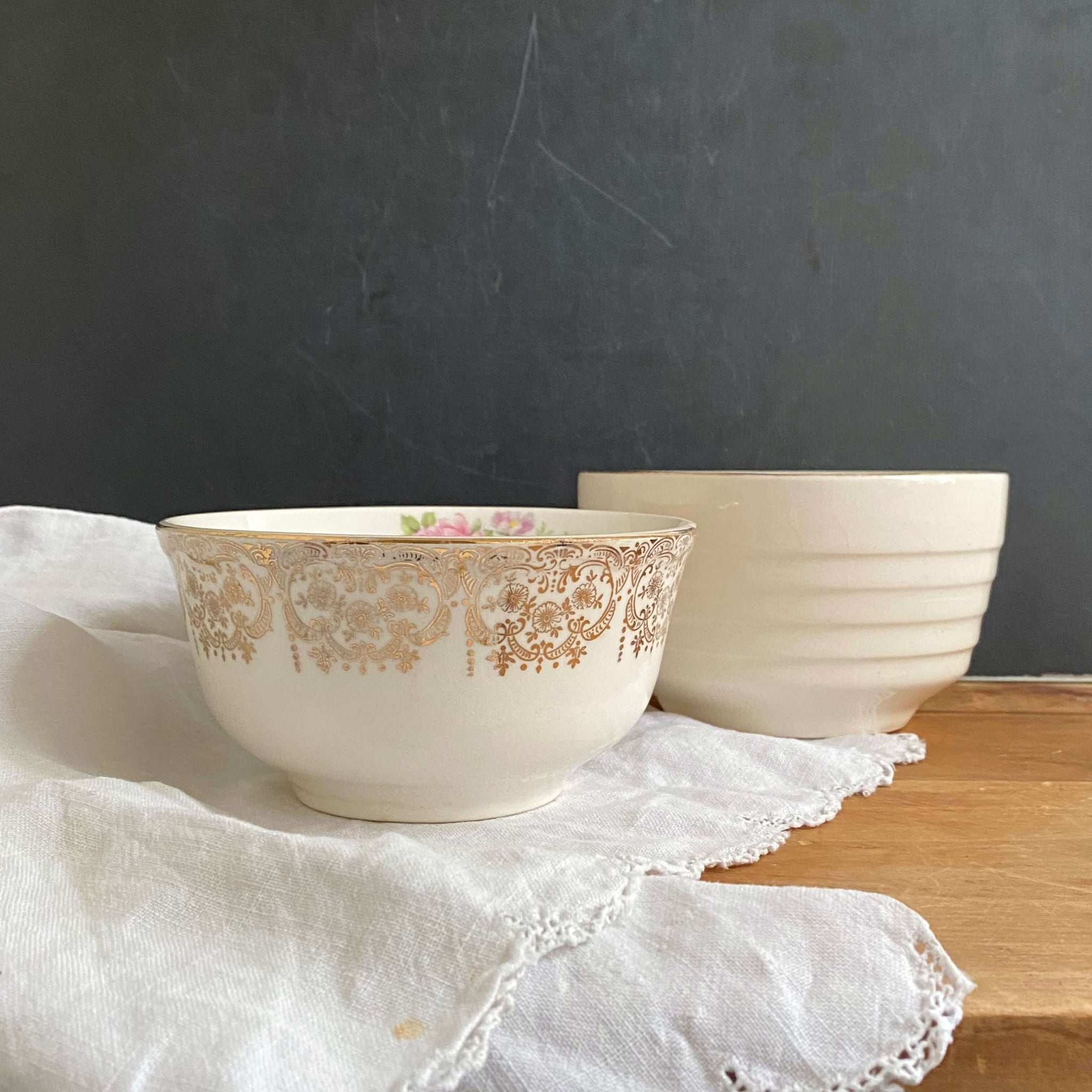 Vintage 1950s Canonsburg Pottery LeJean Cranberry Bowl