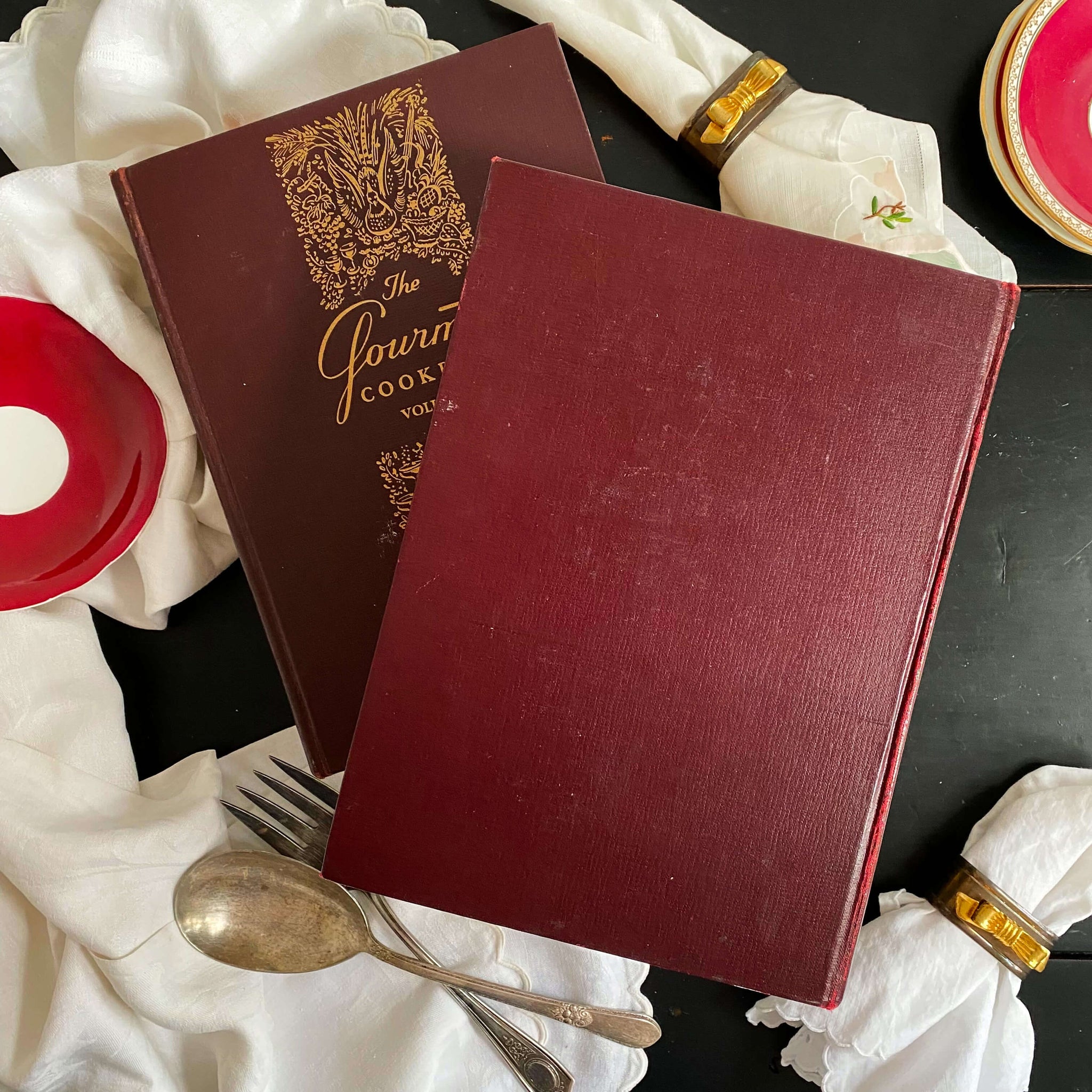 The Gourmet Cookbook Volume I & II circa 1958 and 1962 Editions