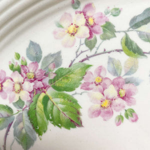 Vintage American Limoges Apple Blossom Platter - Triumph Shape Designed by Viktor Schreckengost circa 1930s-1940s