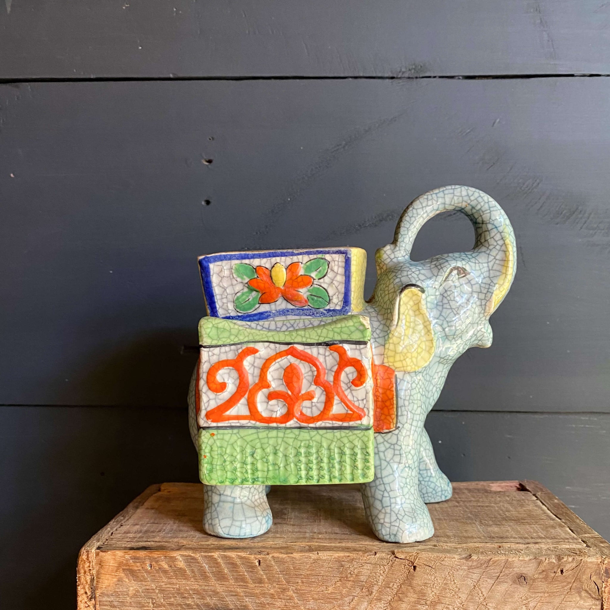 elephant plant pot holder Vintage Handpainted Elephant Planter Made in Japan circa 1940s-1950s – In The Vintage Kitchen Shop