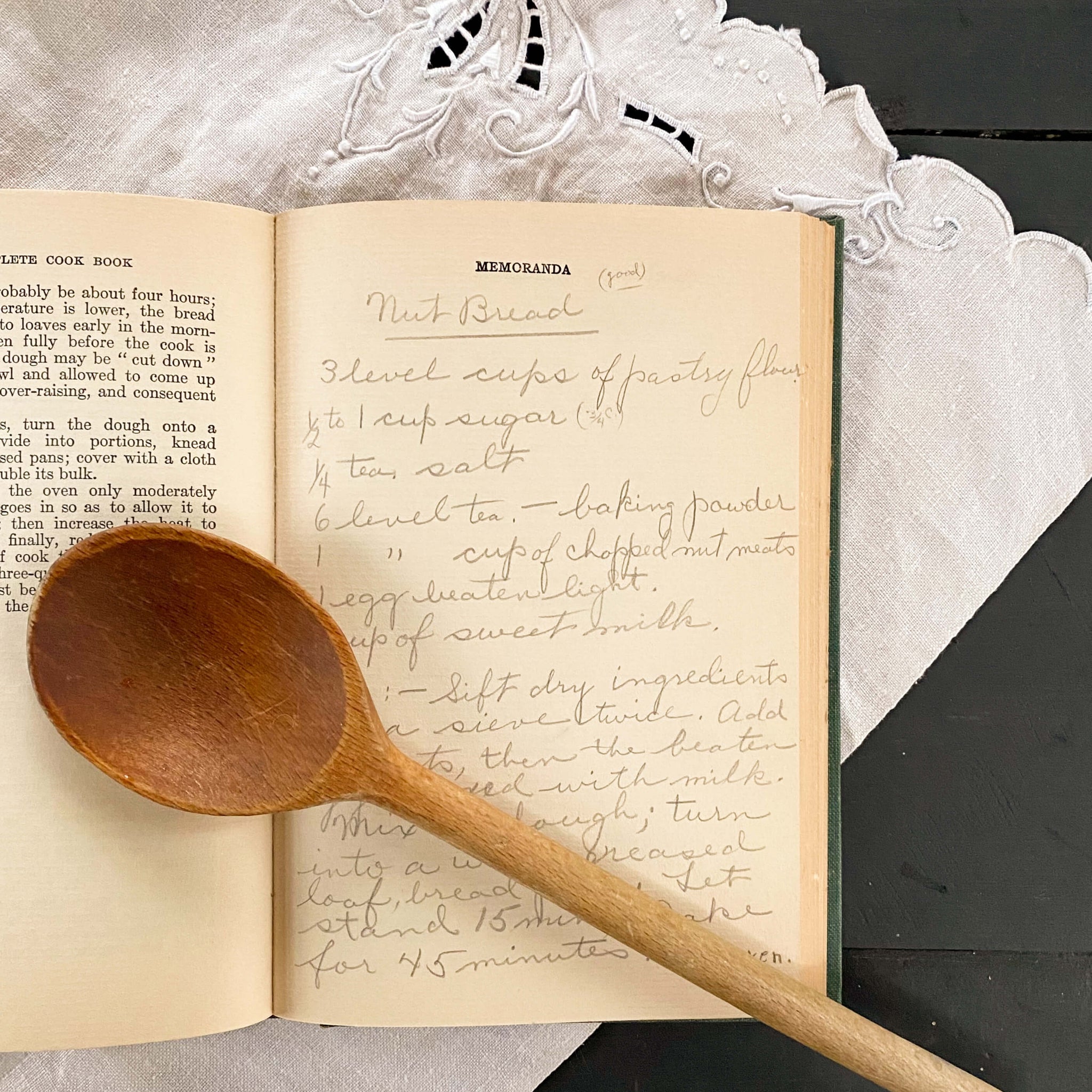 Rumford Complete Cook Book - 1930 Edition with Handwritten Recipes