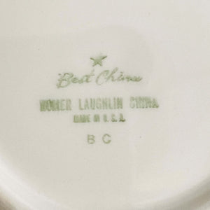 Vintage 1960s Red & White Restaurant Ware Cup & Saucer by Homer Laughlin Best China circa 1967