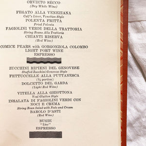 Alfredo Viazzi's Italian Cooking - 1979 Signed First Edition