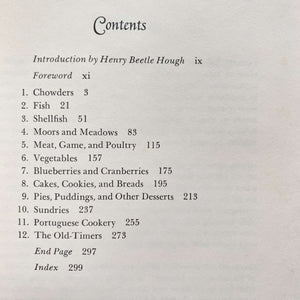 The Martha's Vineyard Cook Book by Louise Tate King and Jean Stewart Wexler - 1971 Edition