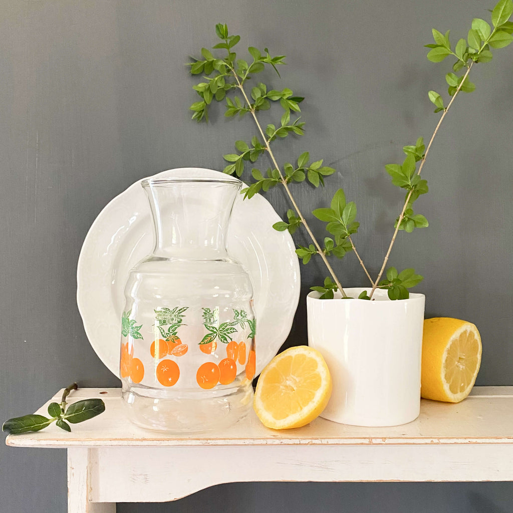 Vintage Midcentury Orange Juice Carafe circa 1940s-1950s