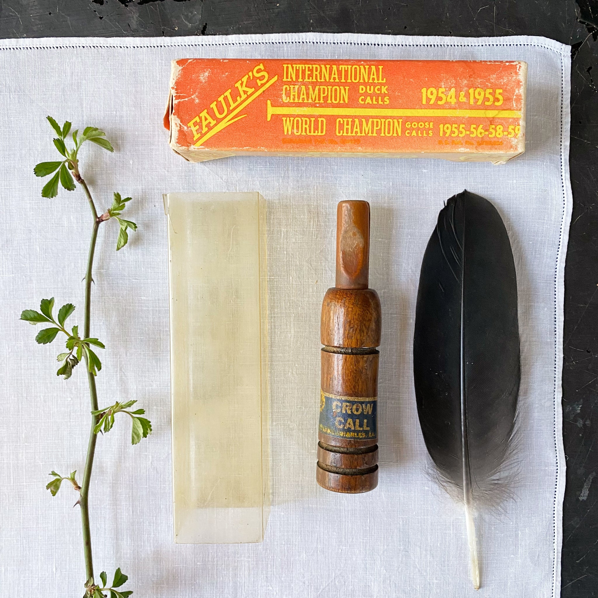 Crow Call Box Vintage 1950s Faulk's Game Call - Crow Call C-50 circa 1959 – In The ...