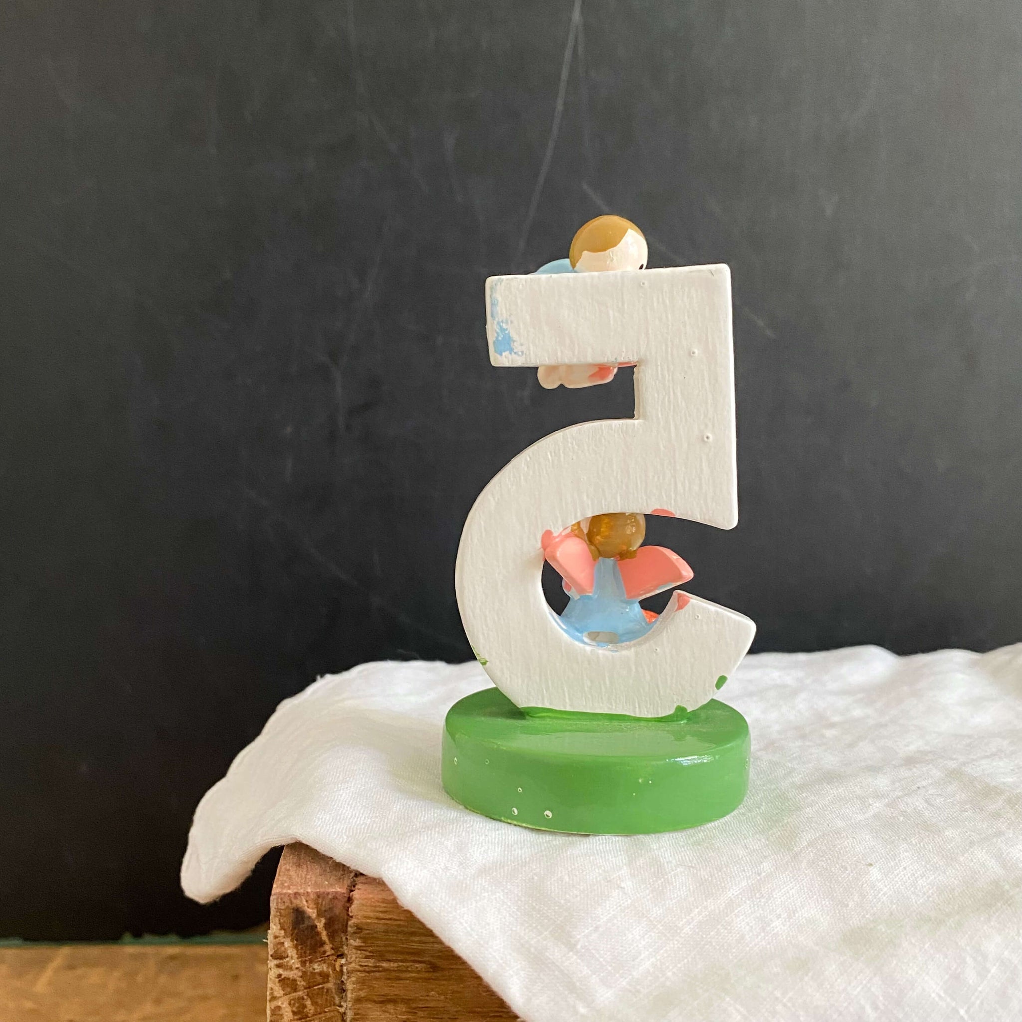 Vintage Kids Cake Topper No. 5 by Sevi - Made in Italy