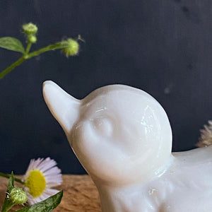 Vintage Miniature All White Duckling Figurine by Otagiri OMC Japan circa 1980s