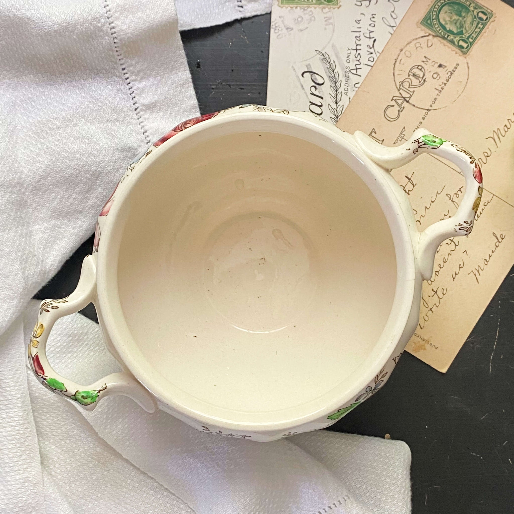 Vintage Johnson Bros Sheraton Open Sugar Bowl