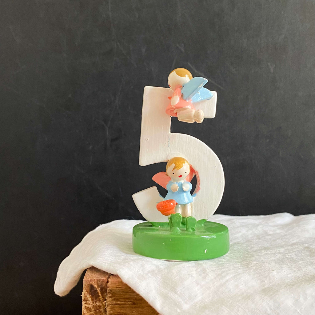 Vintage Kids Cake Topper No. 5 by Sevi - Made in Italy