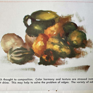 Vintage 1950s Painting Instruction Book -  How to Do Still Life by Leon Franks circa 1952