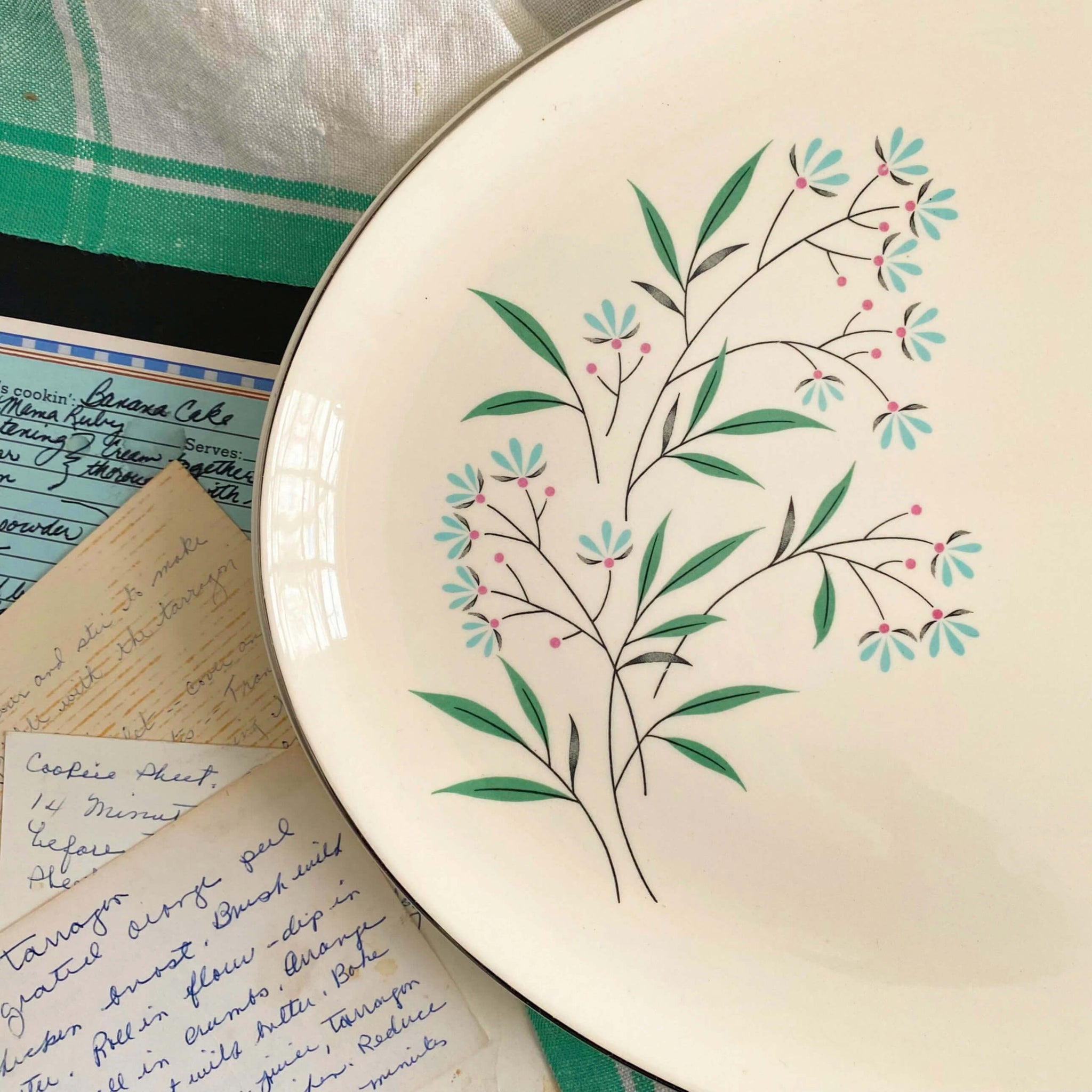 Vintage 1950s Petal Lane Platter by Taylor Smith Taylor circa 1959