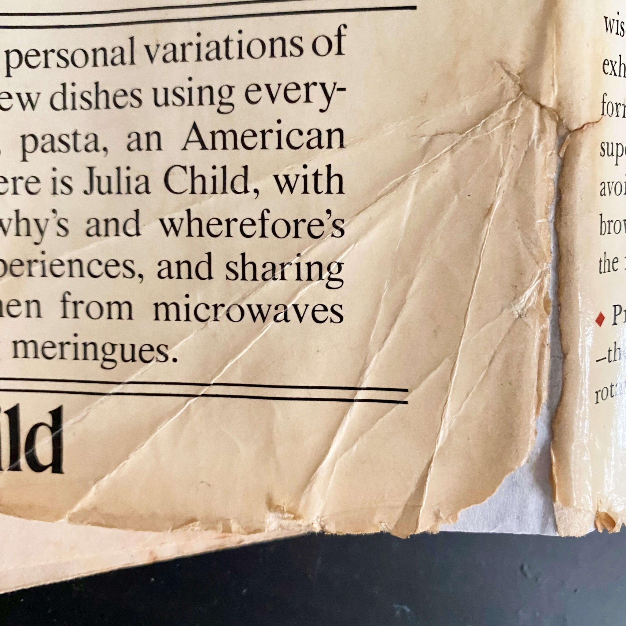 From Julia Child's Kitchen by Julia Child Signed 1978 Edition 4th printing