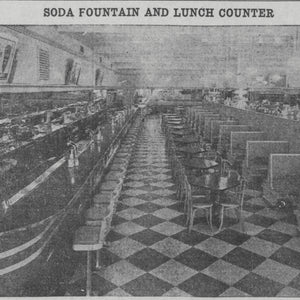 Rare Vintage Walgreen Lunch Counter Divided Plates circa 1938-1941 - Set of Six - Rare Restaurant Ware