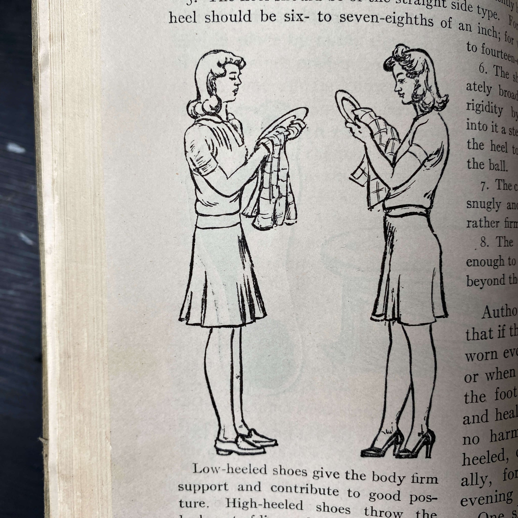 Vintage WWII American Red Cross Home Nursing Course Book circa 1942