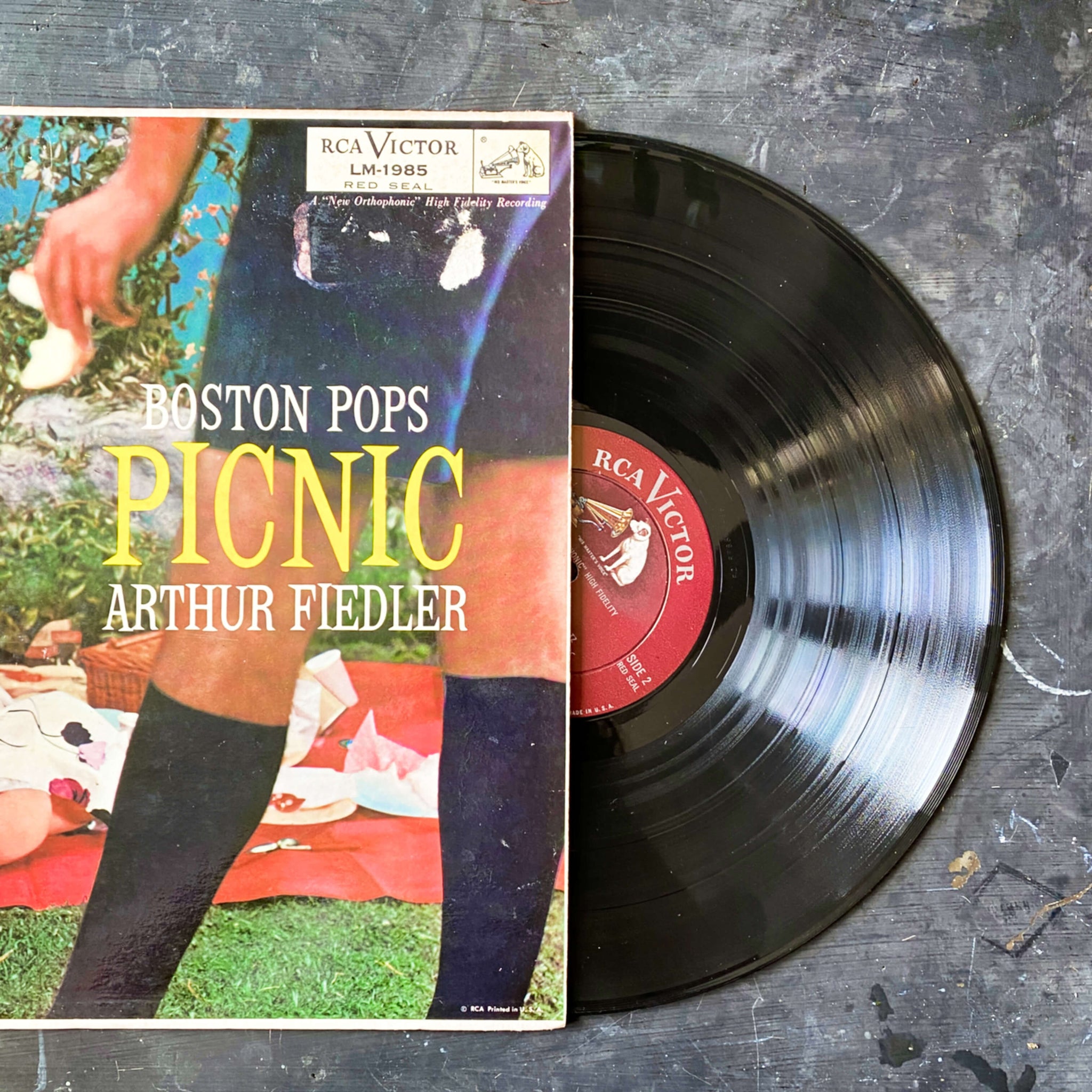 Vintage 1950s Boston Pops Record - Picnic - Featuring Arthur Fiedler circa 1956