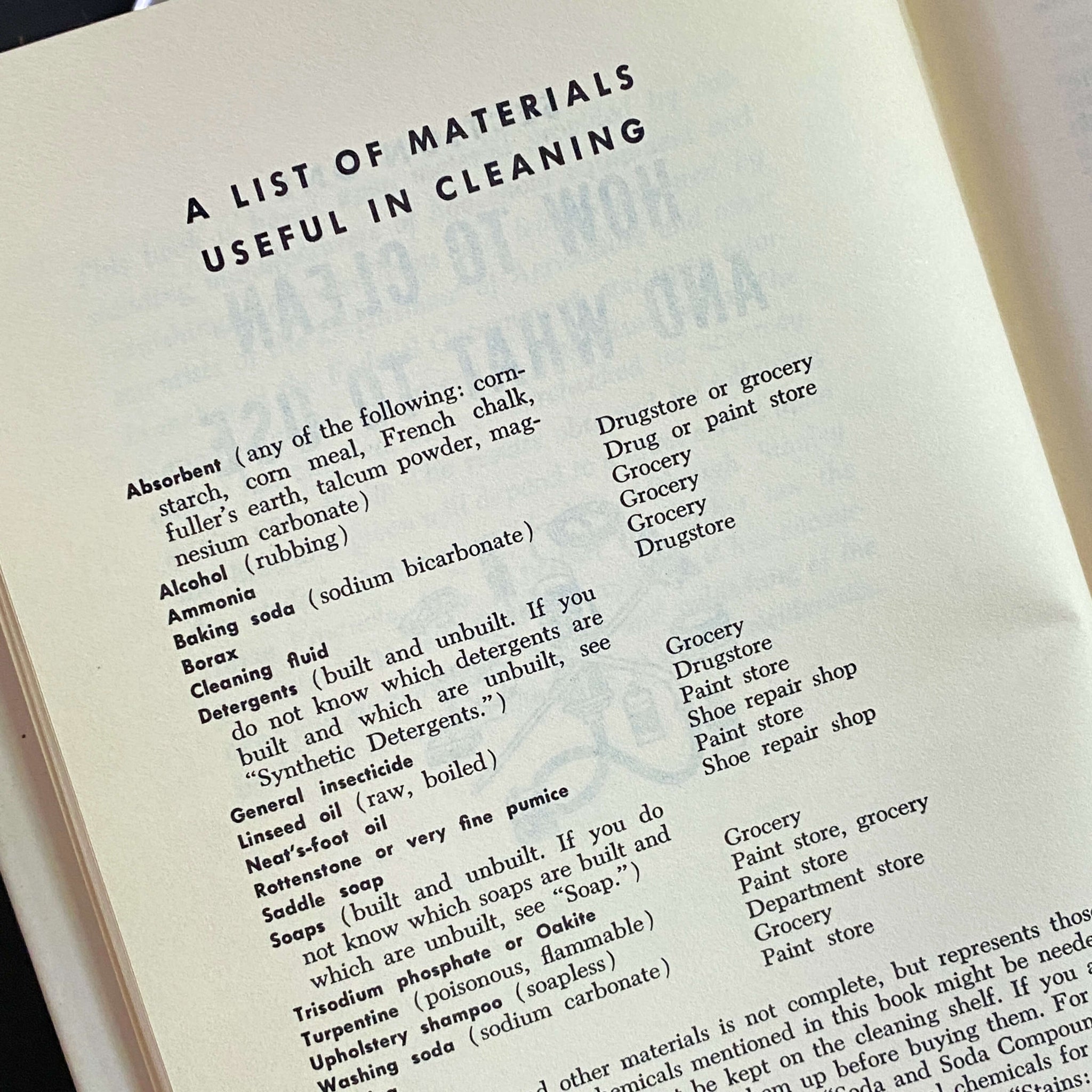How to Clean Everything - Alma Chestnut Moore - 1961 Edition, Fifth Printing
