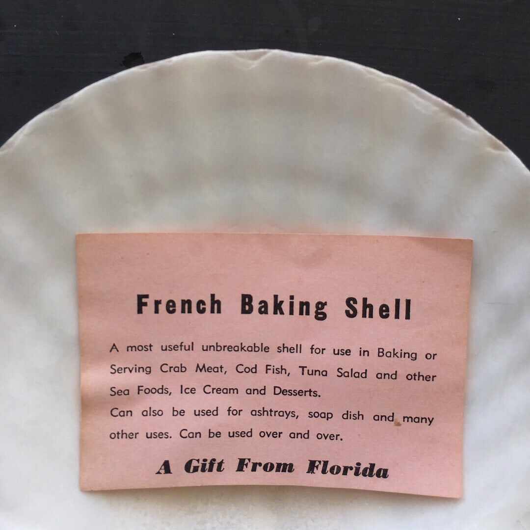 Vintage French Seashell Baking Shells - Set of 12 - Serving and Baking Dishes