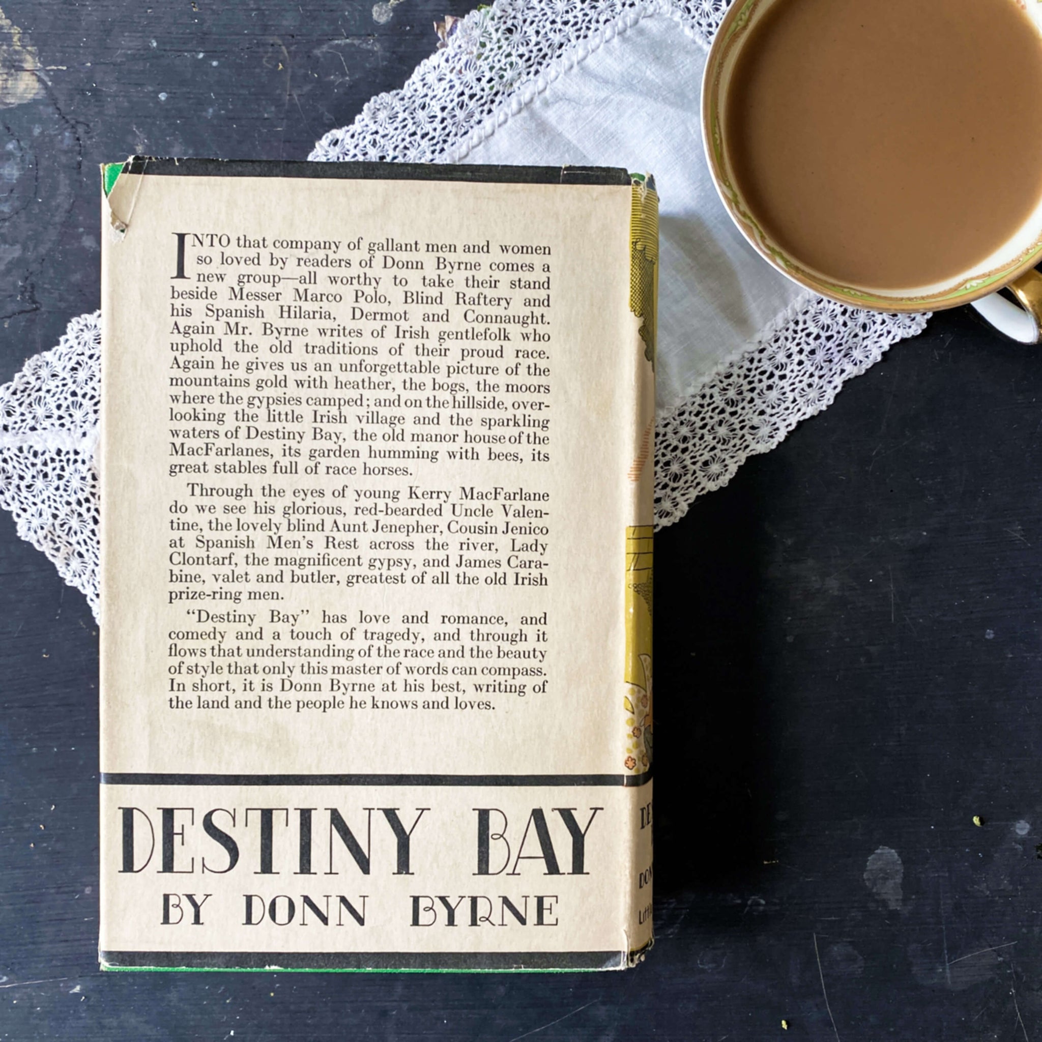 1940's Irish Novel - Destiny Bay by Donn Byrne - 1941 Edition