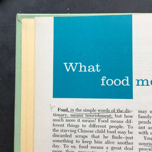 1960's Home Economics Text Book - Foods in Homemaking - Marion Cronan and June Atwood