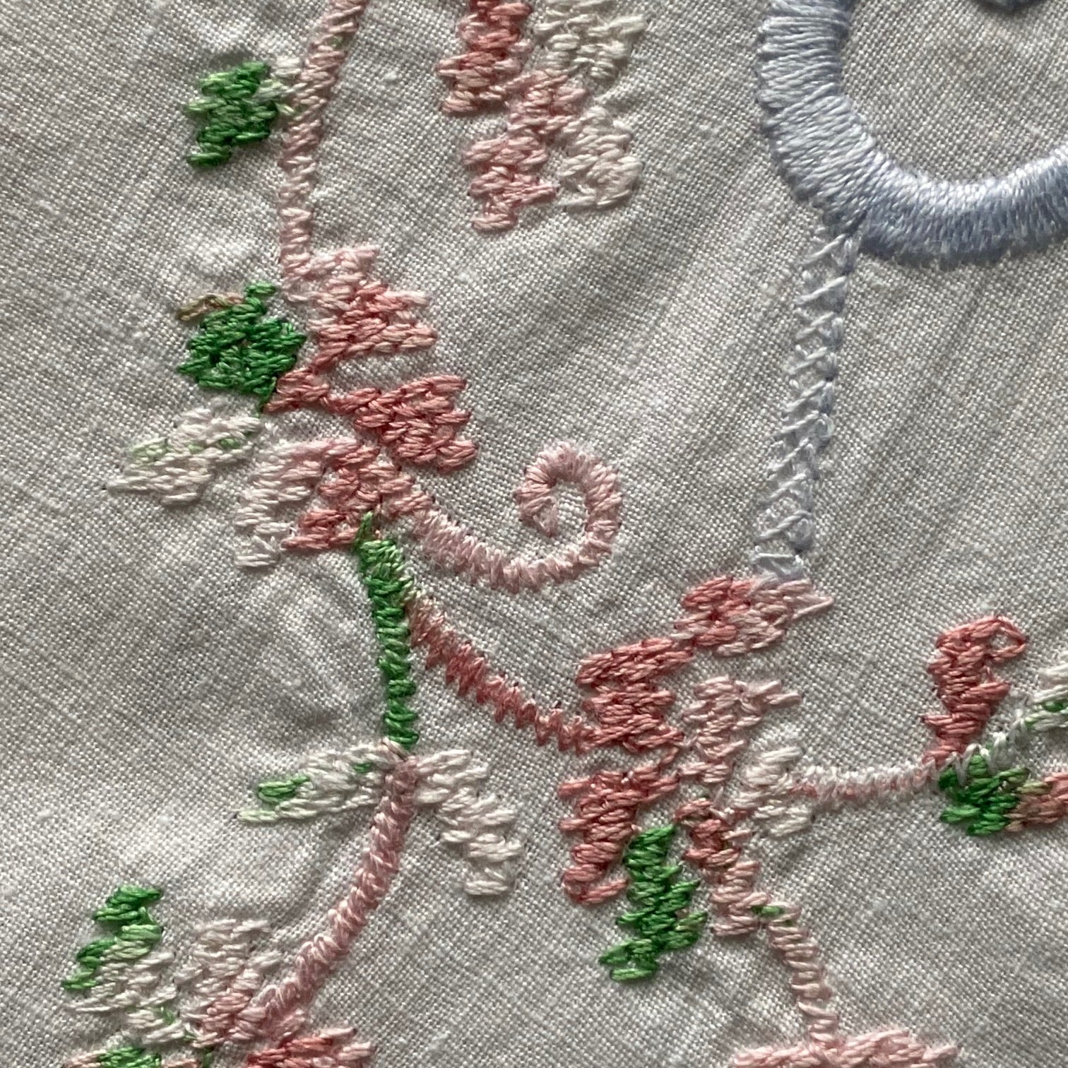 Vintage Mr & Mrs Embroidered Pillowcases - Pair of 2