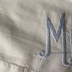 Vintage Mr & Mrs Embroidered Pillowcases - Pair of 2