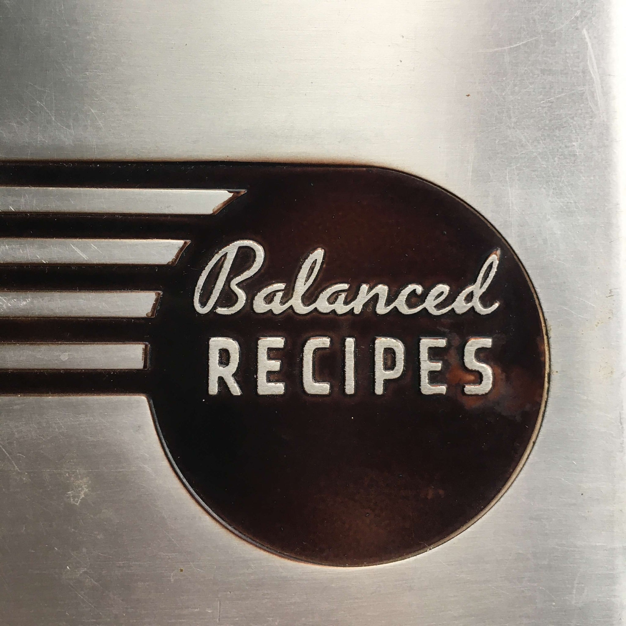 1930s Pillsbury Cookbook - Balanced Recipes - Mary Ellis Ames - Aluminium Cover and Ring Binder Style  circa 1933