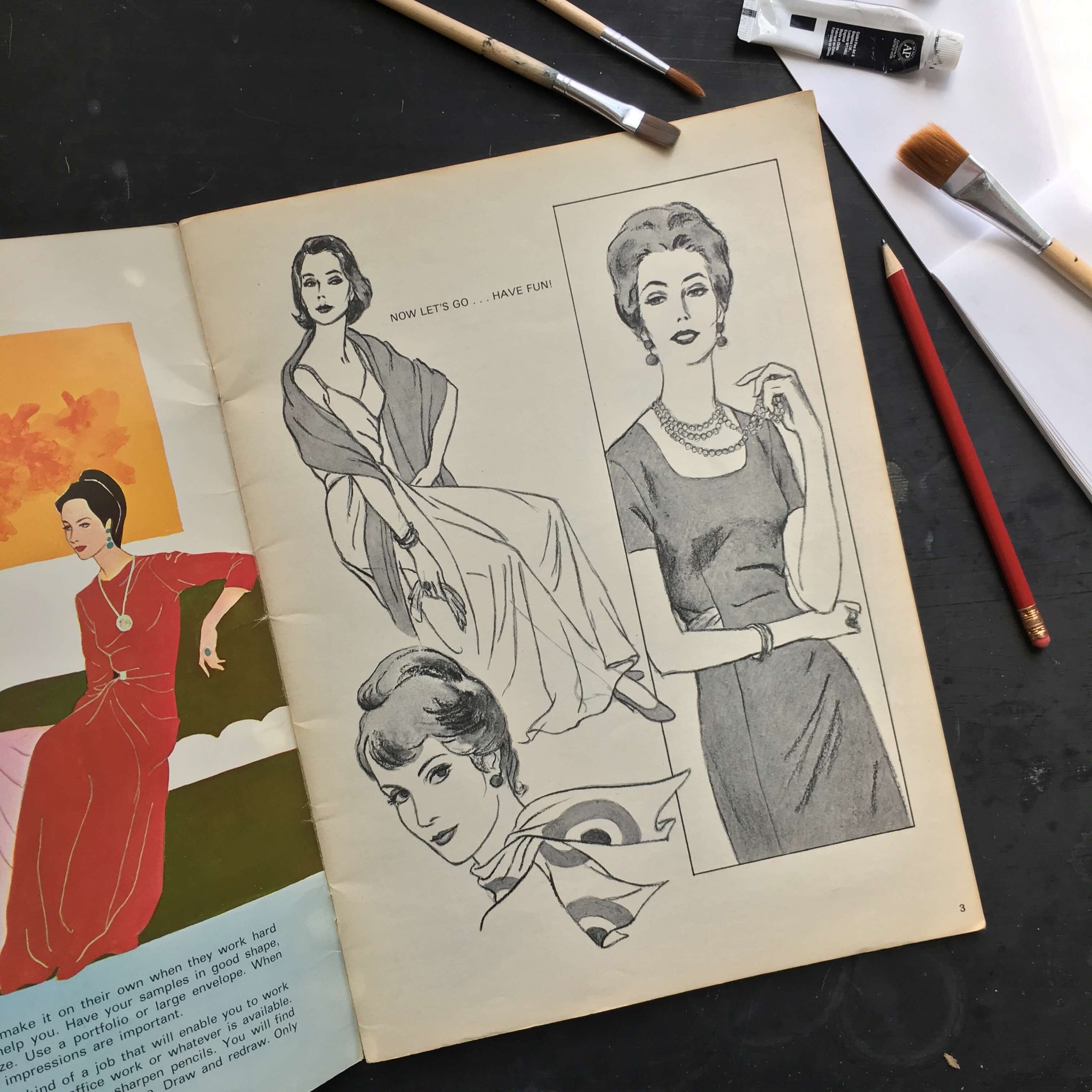 How to Do Water Colors by Walter Foster, Vintage Art Book, How-to