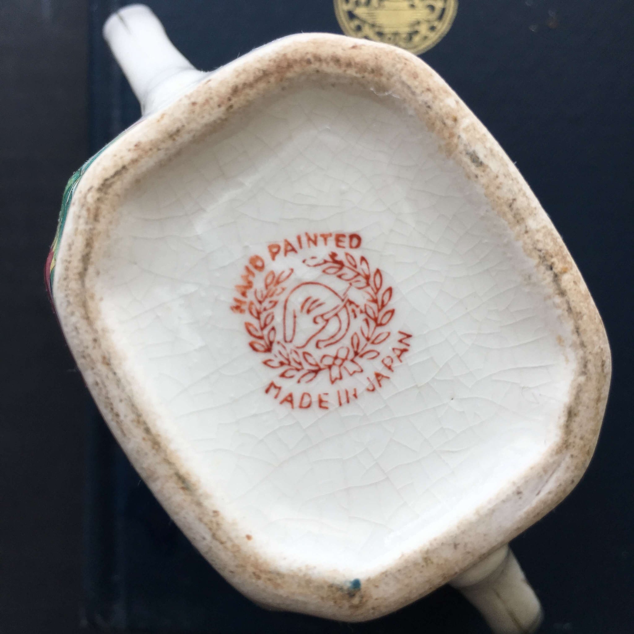 Vintage Tashiro Shoten Sugar Bowl - Handpainted- Made in Japan circa 1930s-1954