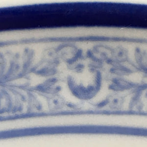 Vintage Blue and White Restaurantware Platter - Mayer China Aurora Pattern circa 1912-1930s