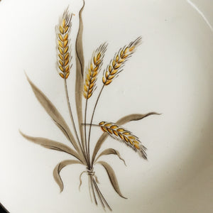Vintage Mix and Match Autumn Themed Plates - The Autumn Fields Collection - Set of Three Autumn Accent Serving Pieces