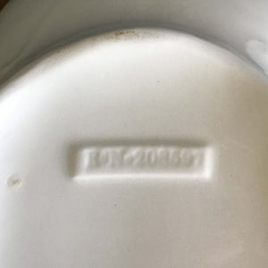 Antique Johnson Brothers England Covered Dish - Semi Royal Porcelain - White Granite