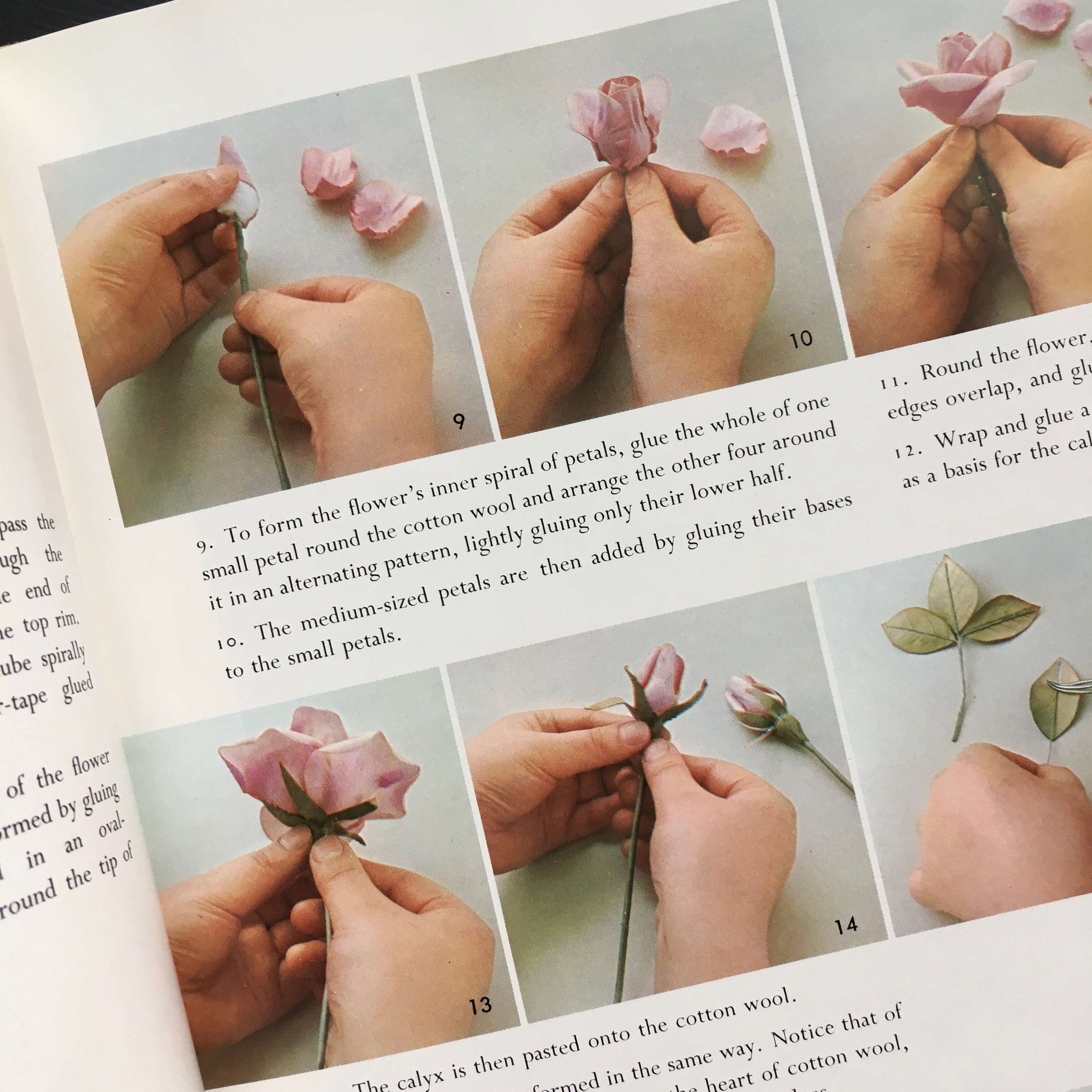Vintage 1970s Craft Book - The Art of Handmade Flowers - Miyuki and Tomoko Iida - 1971 First Edition