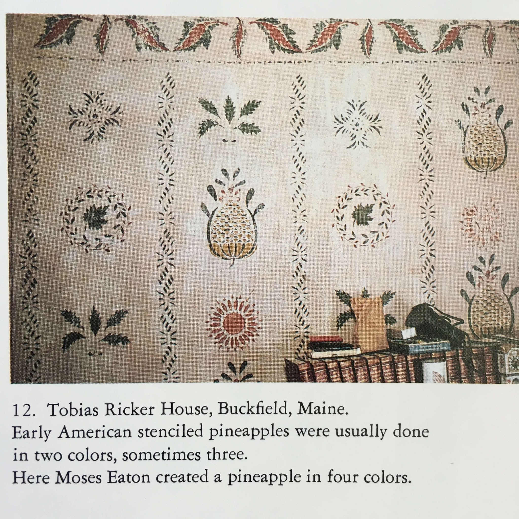 Early American Wall Stencils in Color - Alice Bancroft Fjelstul and Patricia Brown Schad - 1982 First Edition