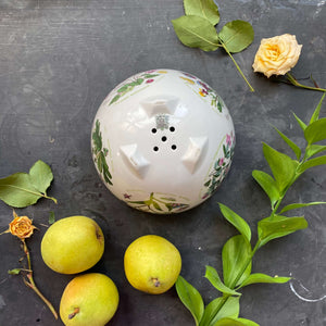 Vintage Portmeirion Fruit Strainer Drainer Colander - Botanic Garden Pattern circa 1972 - Made in England