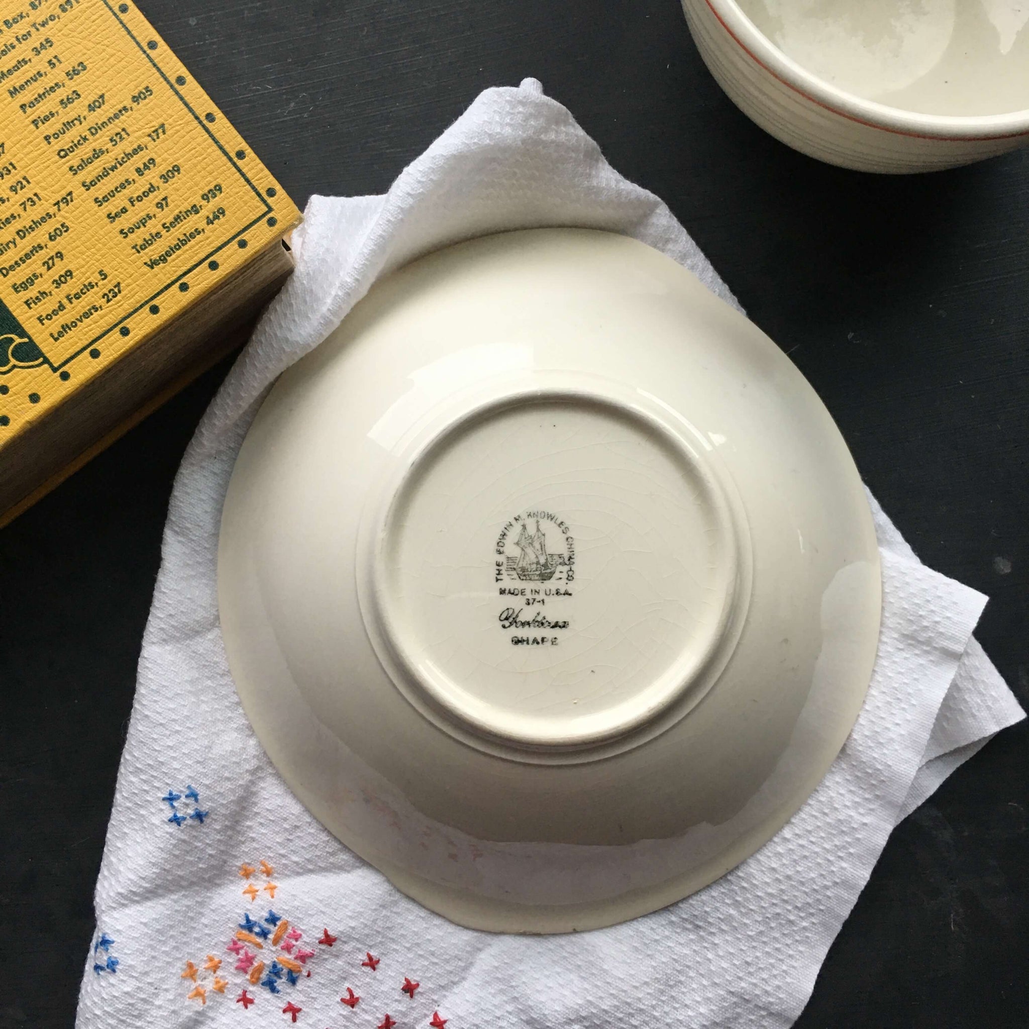 Edwin Knowles Chef Pattern Edwin Knowles Penthouse Pattern Vegetable Bowl - 1930s Art Deco Style ...