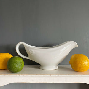 Vintage Shenango Restaurant Ware Gravy Boat - United States Quartermaster Corps (U.S.Q.M.C)