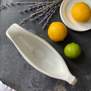 Vintage Shenango Restaurant Ware Gravy Boat - United States Quartermaster Corps (U.S.Q.M.C)