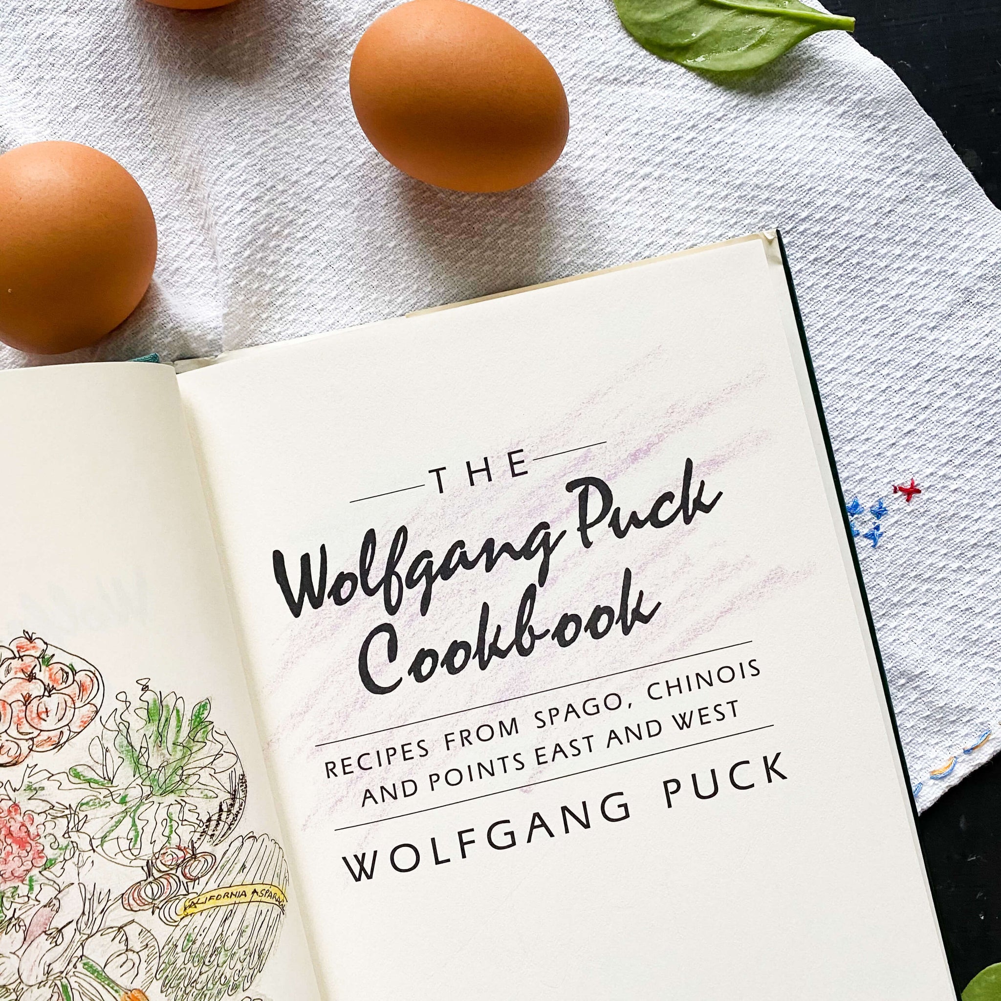 The Wolfgang Puck Cookbook - 1986 Signed First Edition