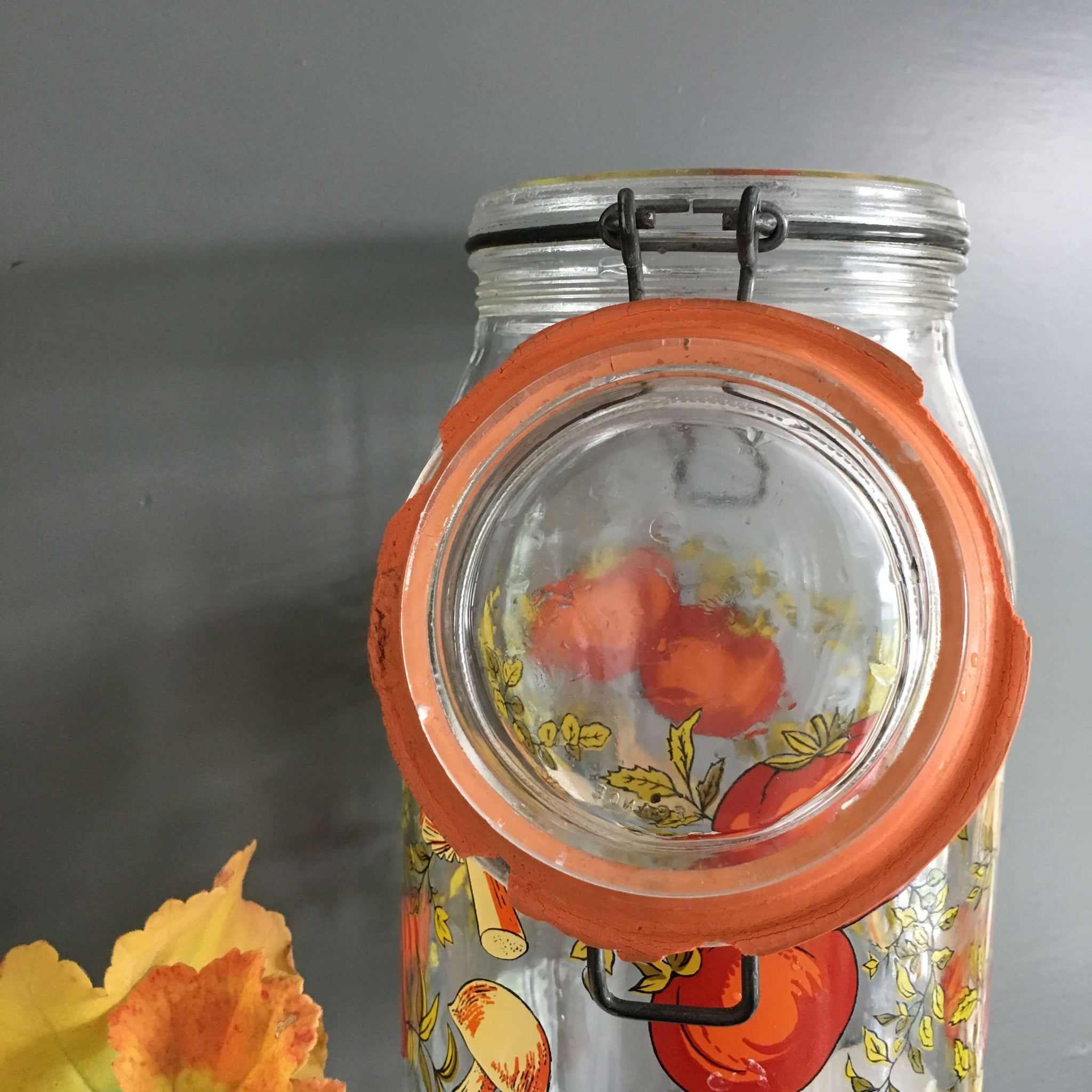 Vintage Spice of Life Canning Jar - Made in France by ARC - 2 Litre Size Storage Container