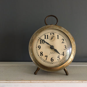 Vintage 1960's Wind Up Alarm Clock - Robertshaw Controls Company Juliet Lux - Non Working Condition