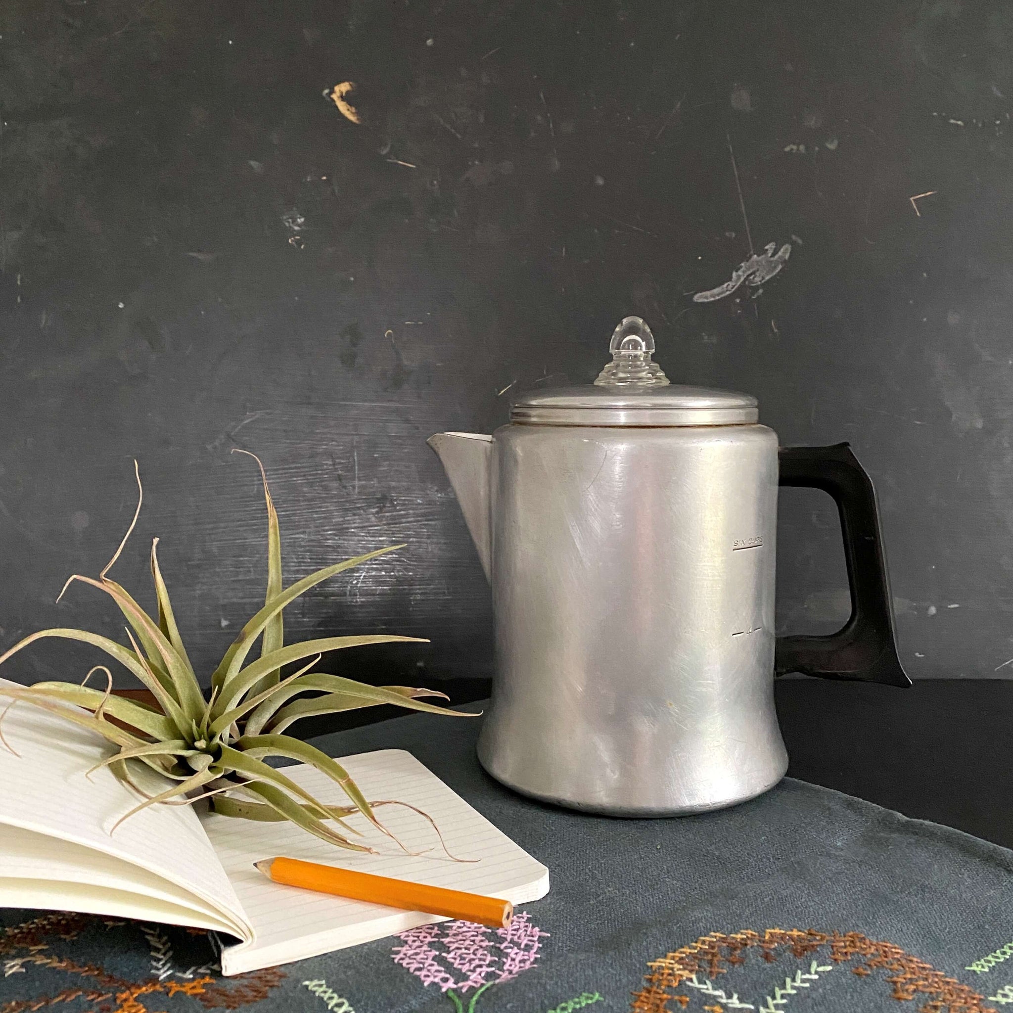 Vintage Mirro Aluminum Coffee Pot 1 Quart