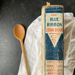 Antique Edwardian Cookbook - The Blue Ribbon Cook Book - Annie R. Gregory - 1906 Edition